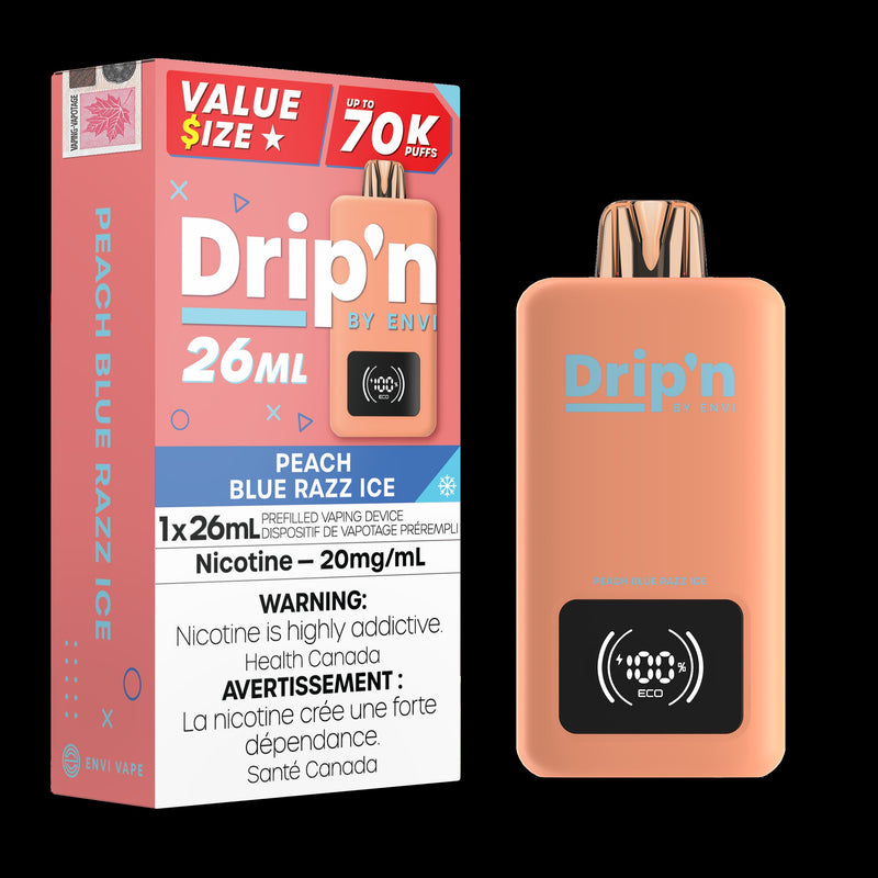Drip'n 26ml - Peach Blue Razz Ice