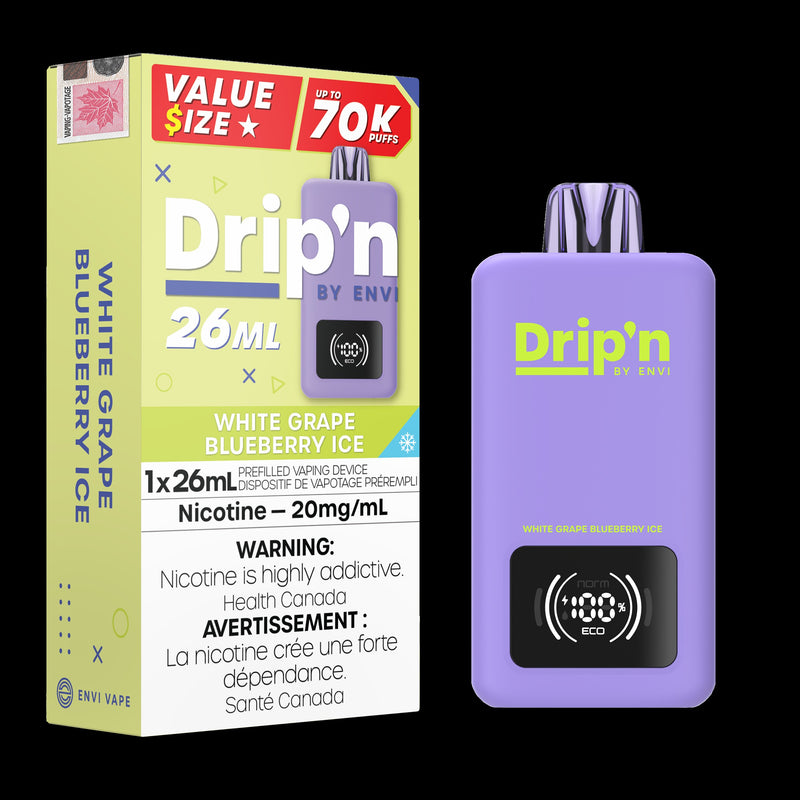 Drip'n 26ml - White Grape Blueberry Ice