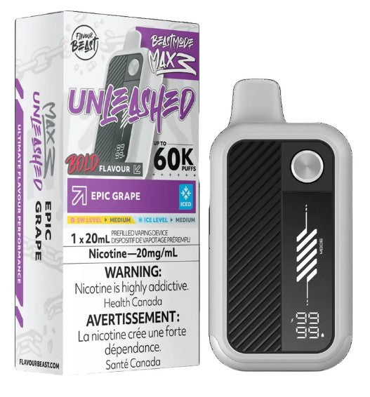 Flavour Beast Mode Max 3 60k - Epic Grape Iced