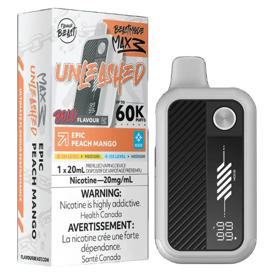 Flavour Beast Mode Max 3 60k - Epic Peach Mango Iced