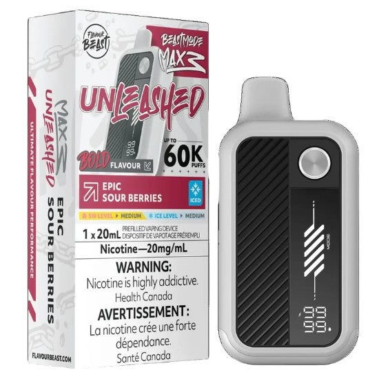 Flavour Beast Mode Max 3 60k - Epic Sour Berries Iced
