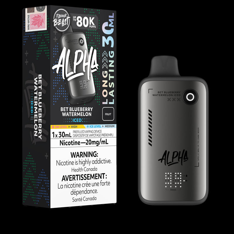 Flavour Beast Alpha 80k - Bet Blueberry Watermelon Iced