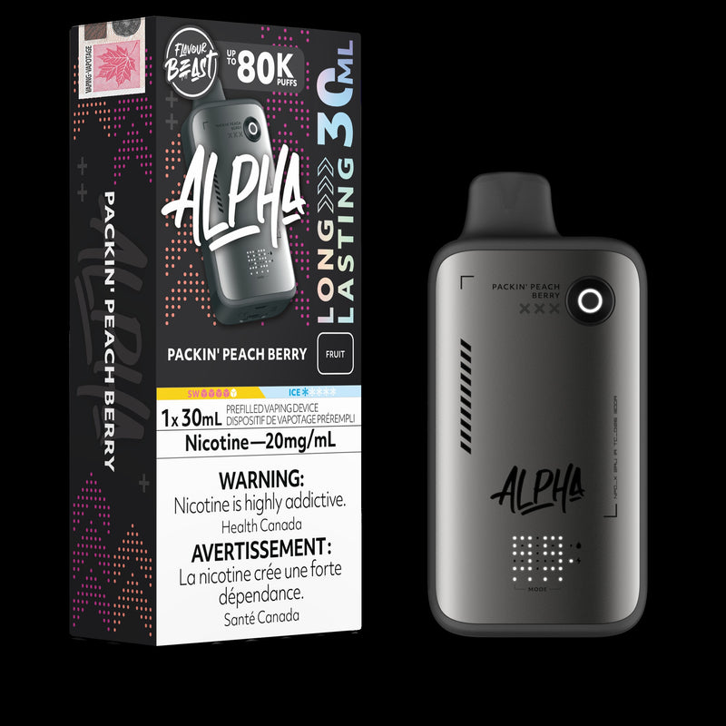 Flavour Beast Alpha 80k - Packin Peach Berry