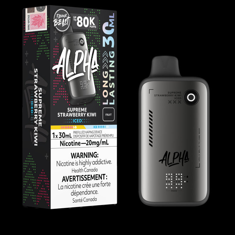 Flavour Beast Alpha 80k - Supreme Strawberry Kiwi Iced