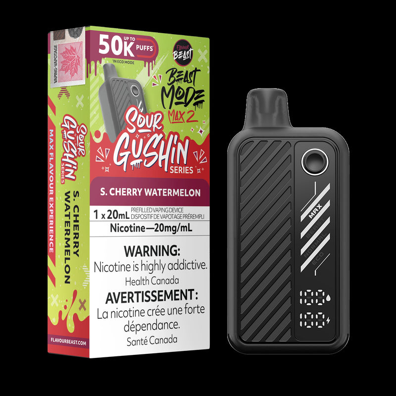 Flavour Beast Max 2 50k - Sour Gushin S. Cherry Watermelon
