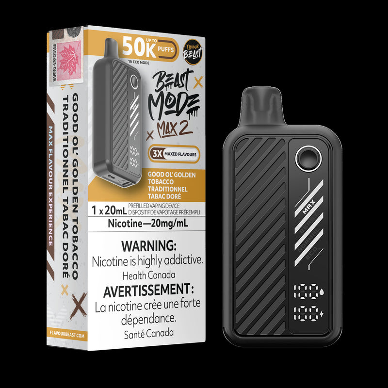 Flavour Beast Max 2 50k - Good Ol' Golden Tobacco