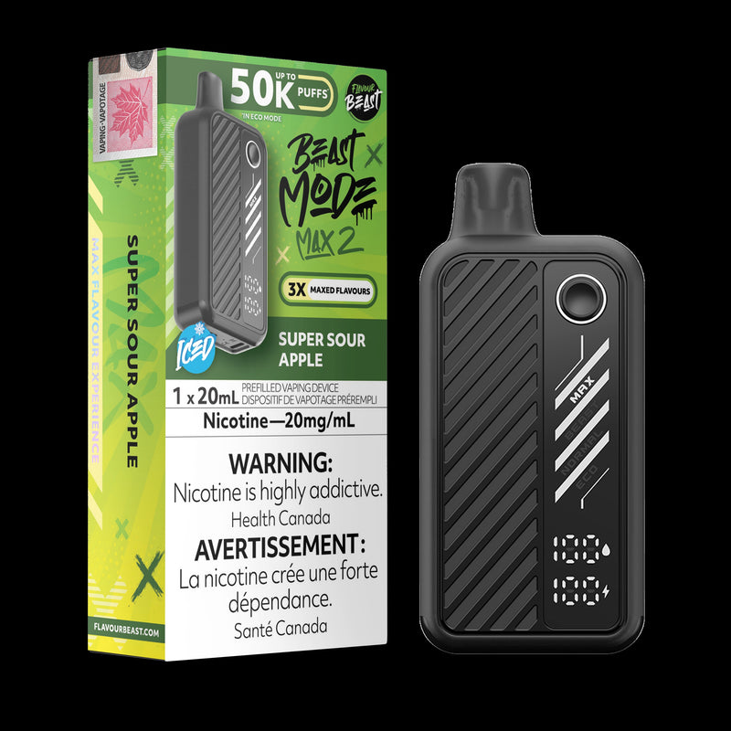 Flavour Beast Max 2 50k - Super Sour Apple