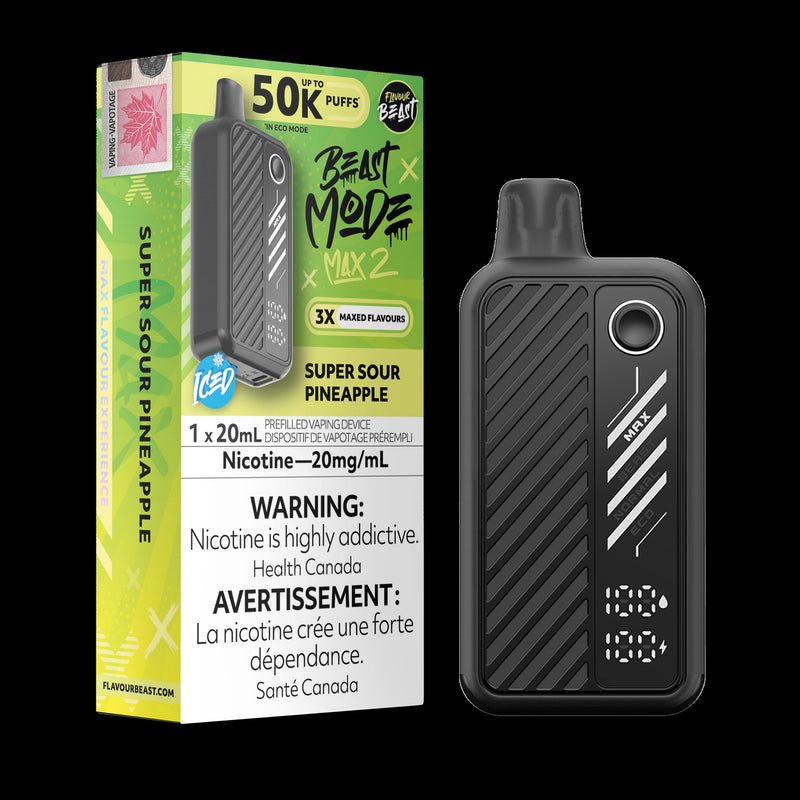 Flavour Beast Max 2 50k - Super Sour Pineapple