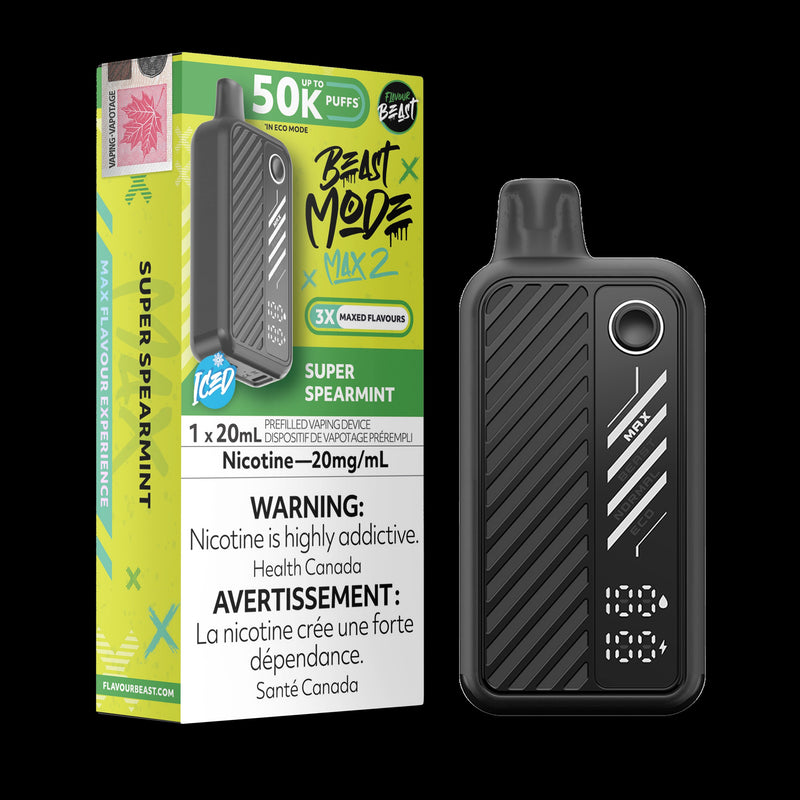 Flavour Beast Max 2 50k - Super Spearmint
