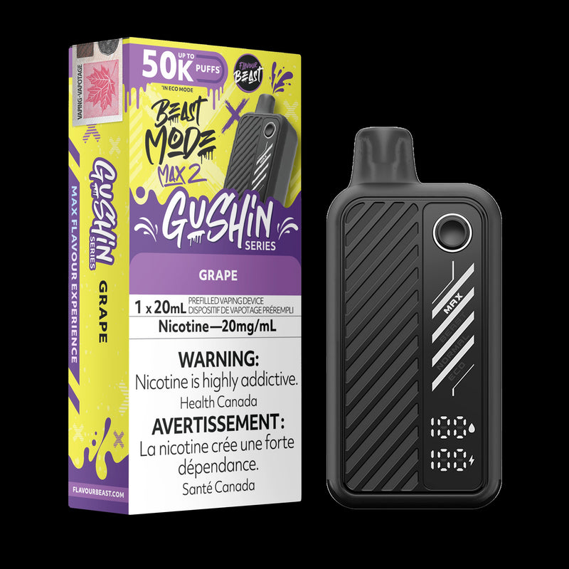 Flavour Beast Max 2 50k - Gushin Grape