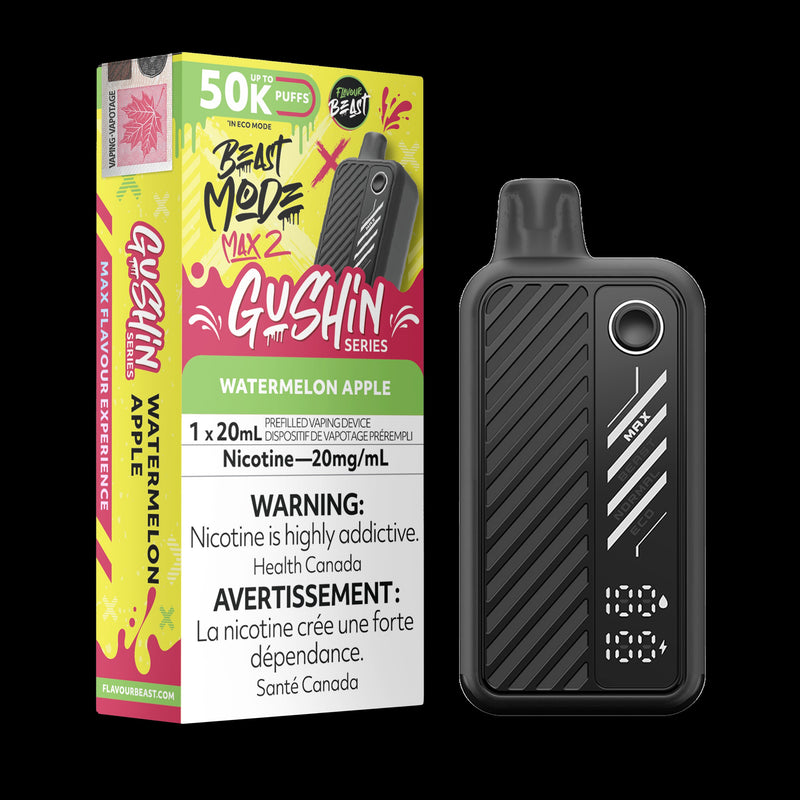 Flavour Beast Max 2 50k - Gushin Watermelon Apple