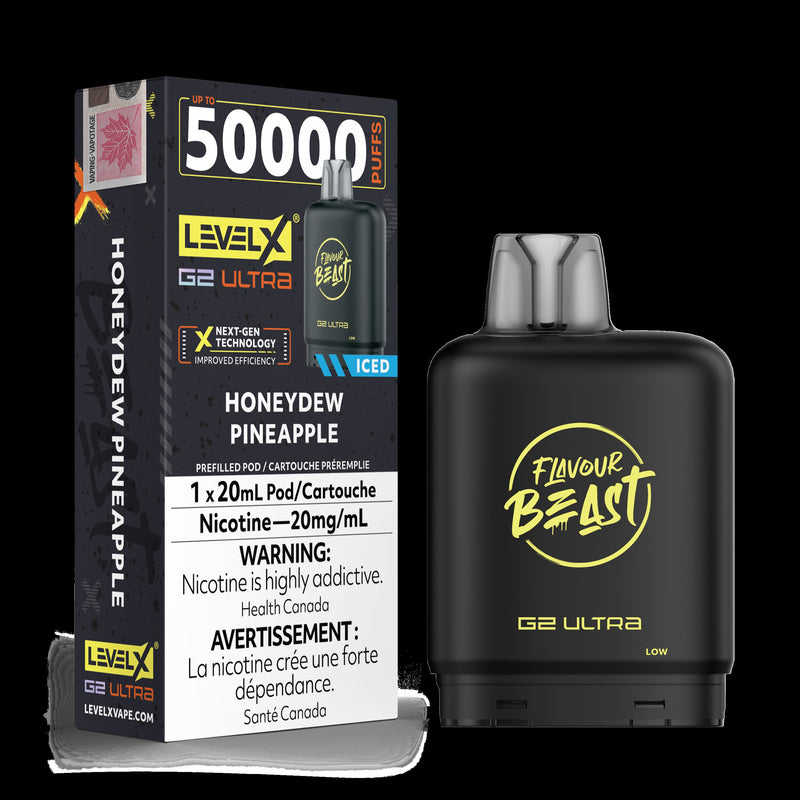 Level X Flavour Beast G2 ultra - Honeydew Pineapple Iced
