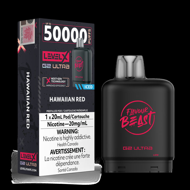 Level X Flavour Beast G2 ultra - Hawaiian Red Iced