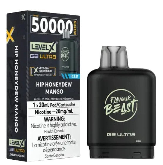 Level X Flavour Beast G2 ultra - Hip Honeydew Mango Iced