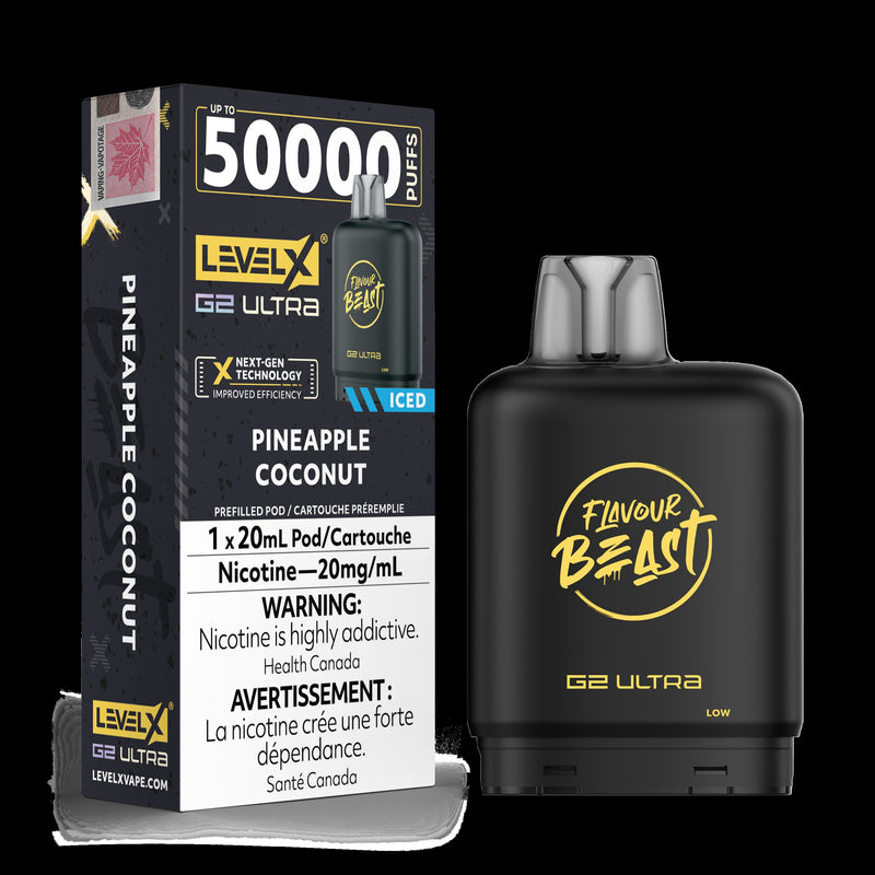 Level X Flavour Beast G2 ultra - Pineapple Coconut Iced
