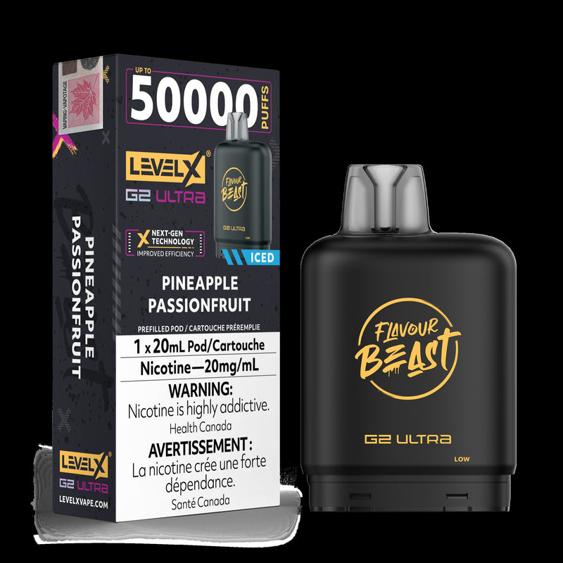 Level X Flavour Beast G2 ultra - Pineapple Passionfruit Iced