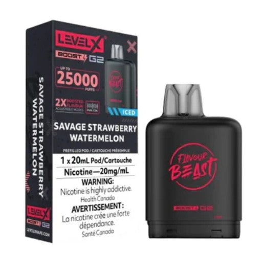 Level X Flavour Beast G2 ultra - Savage Strawberry Watermelon Iced