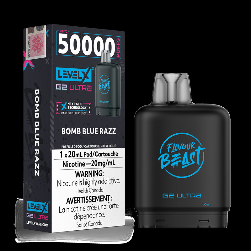 Level X Flavour Beast G2 ultra - Bomb Blue Razz