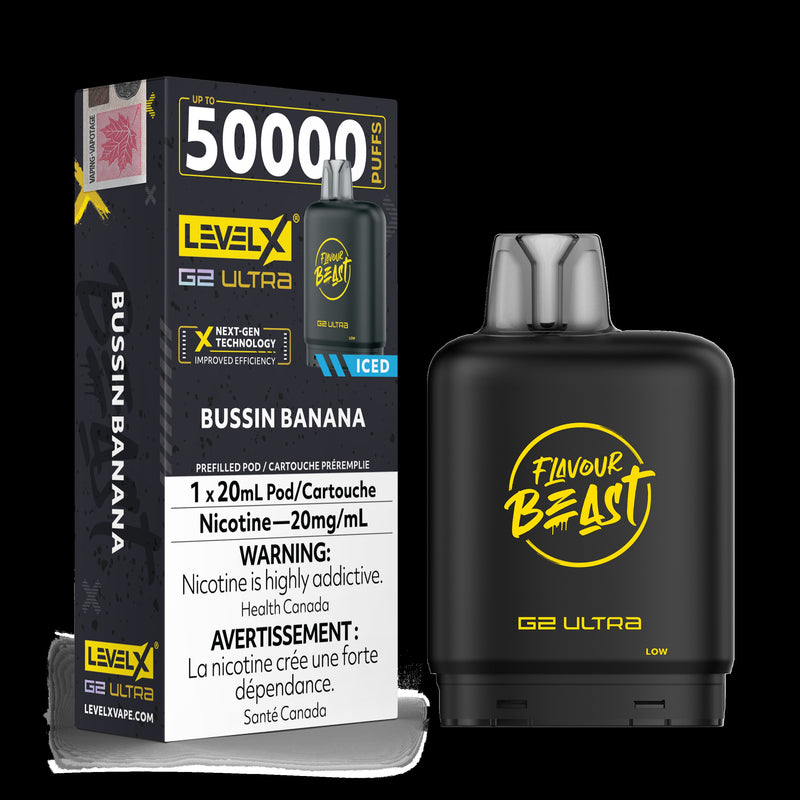 Level X Flavour Beast G2 ultra - Bussin' Banana