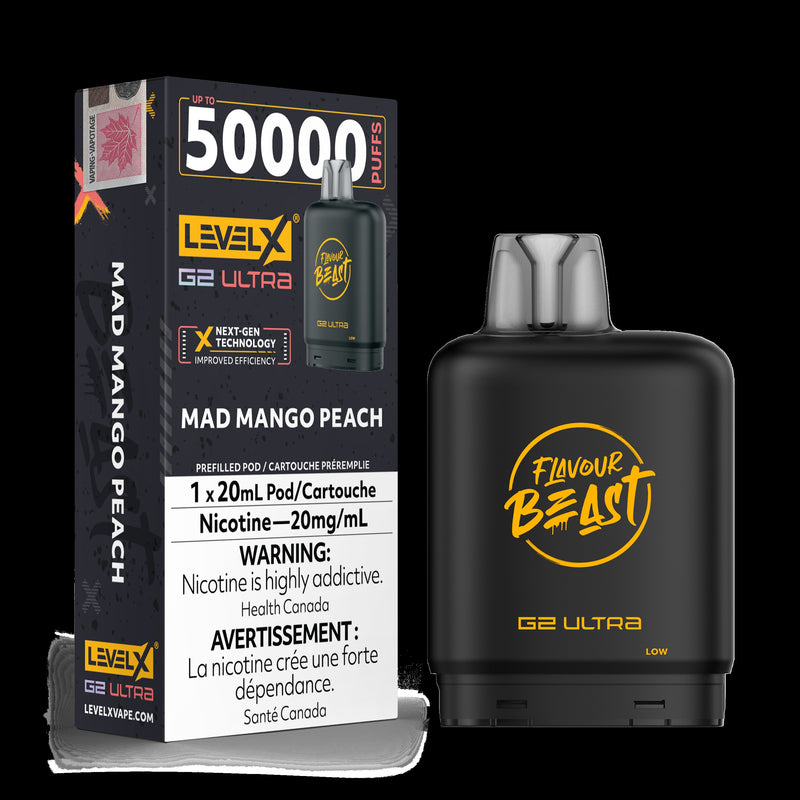 Level X Flavour Beast G2 ultra - Mad Mango Peach