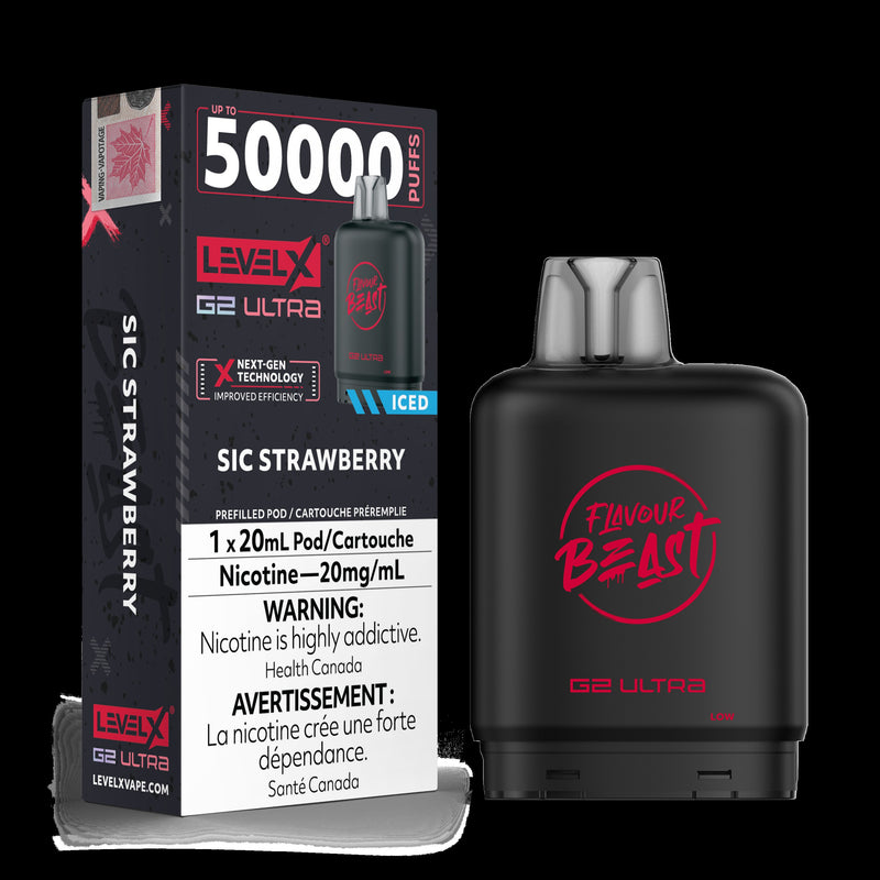 Level X Flavour Beast G2 ultra - Sic Strawberry