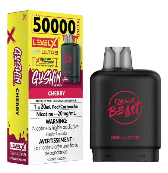 Level X Flavour Beast G2 ultra - Gushin Cherry