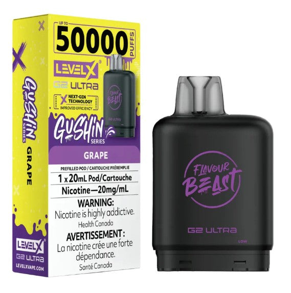 Level X Flavour Beast G2 ultra - Gushin Grape