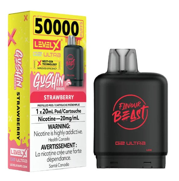 Level X Flavour Beast G2 ultra - Gushin Strawberry