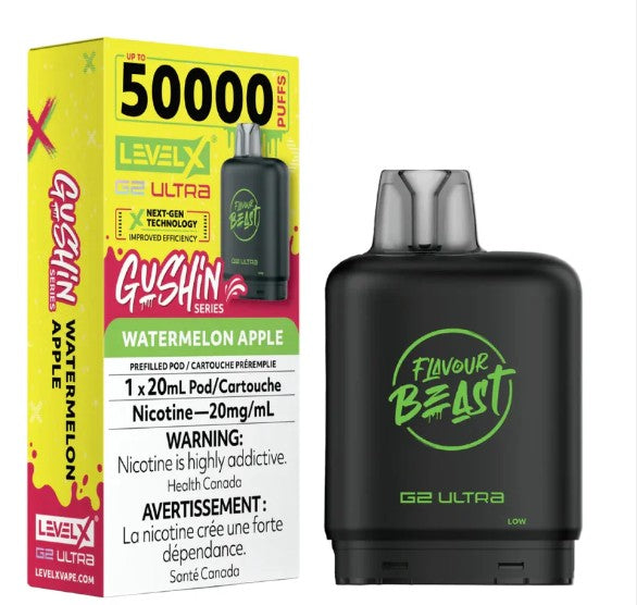 Level X Flavour Beast G2 ultra - Gushin Watermelon Apple