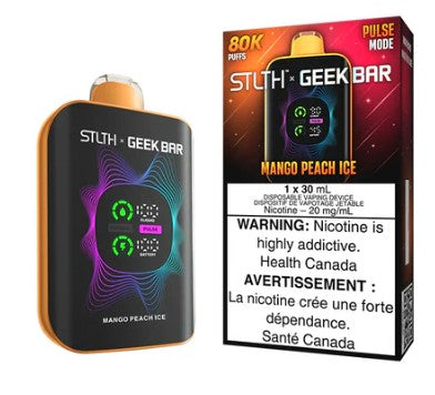 STLTH X GeekBar 80k - Mango Peach Ice
