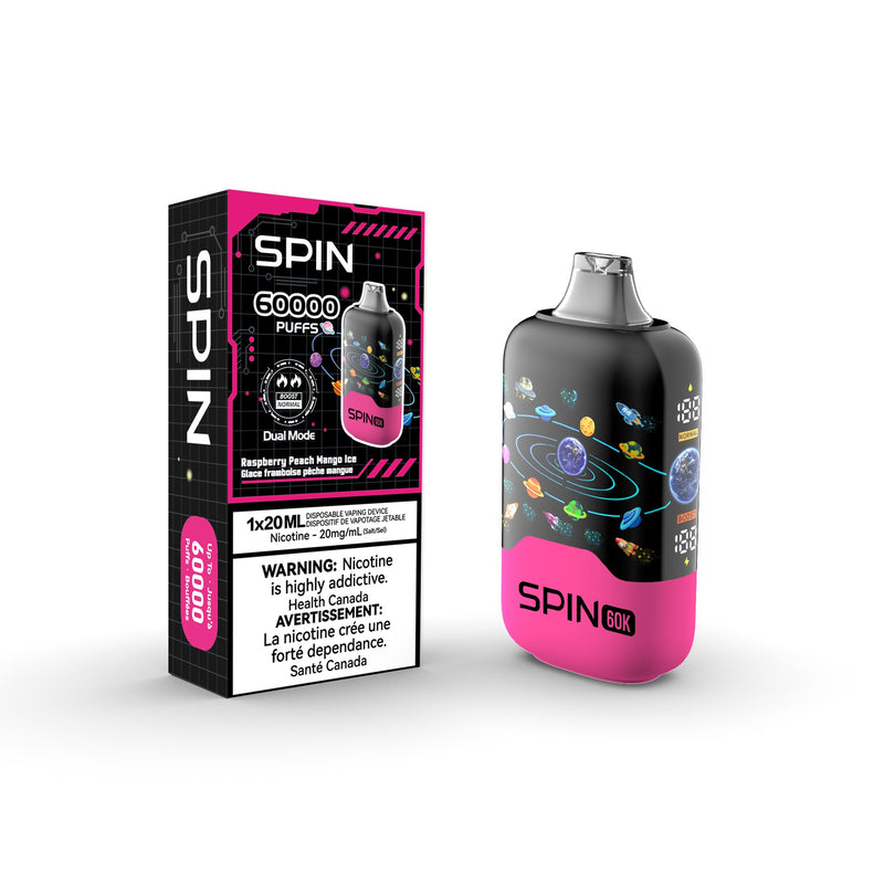 Spin 60k - Raspberry Peach Mango Ice