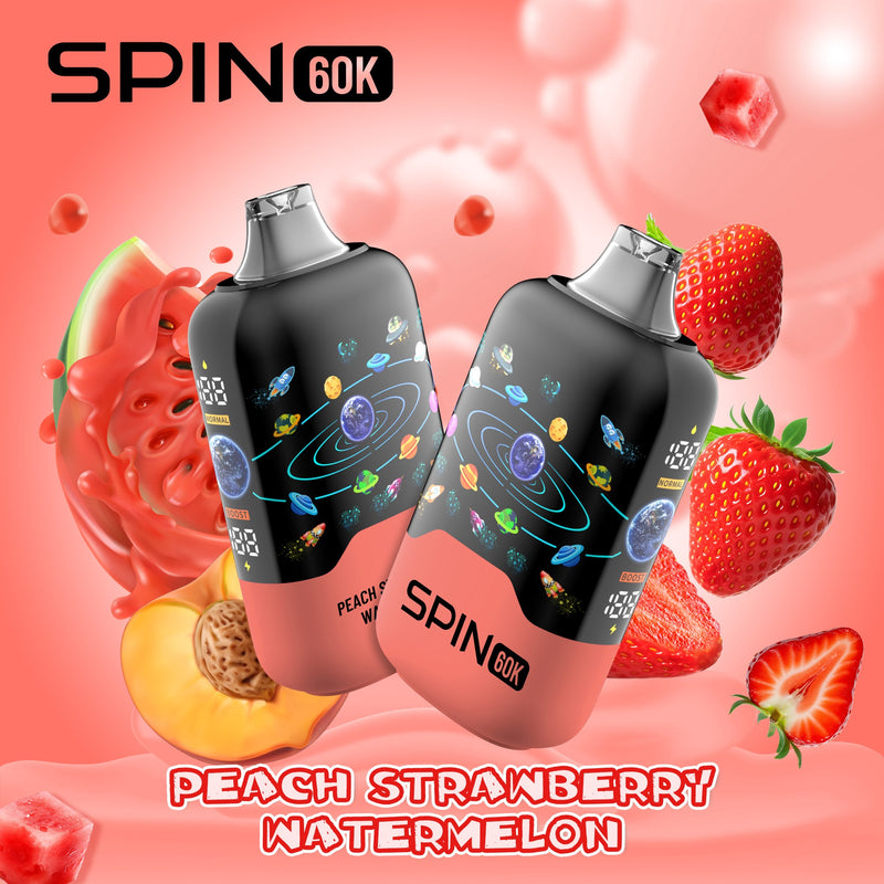 Spin 60k - Peach Strawberry Watermelon