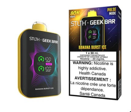 STLTH X GeekBar 80k - Banana Burst Ice